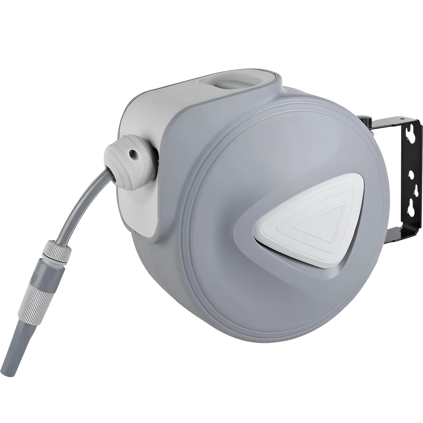 Automatic retractable hose reel unit with 10 metre PVC hose for car washing and garden watering