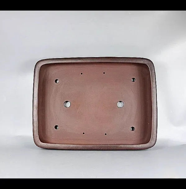 Rectangular antique purple clay flower pot measuring 60x44x13 cm