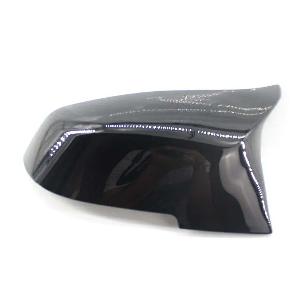 Modified horn rear-view mirror shell for BMW 3 Series and 4 Series in paint bright black