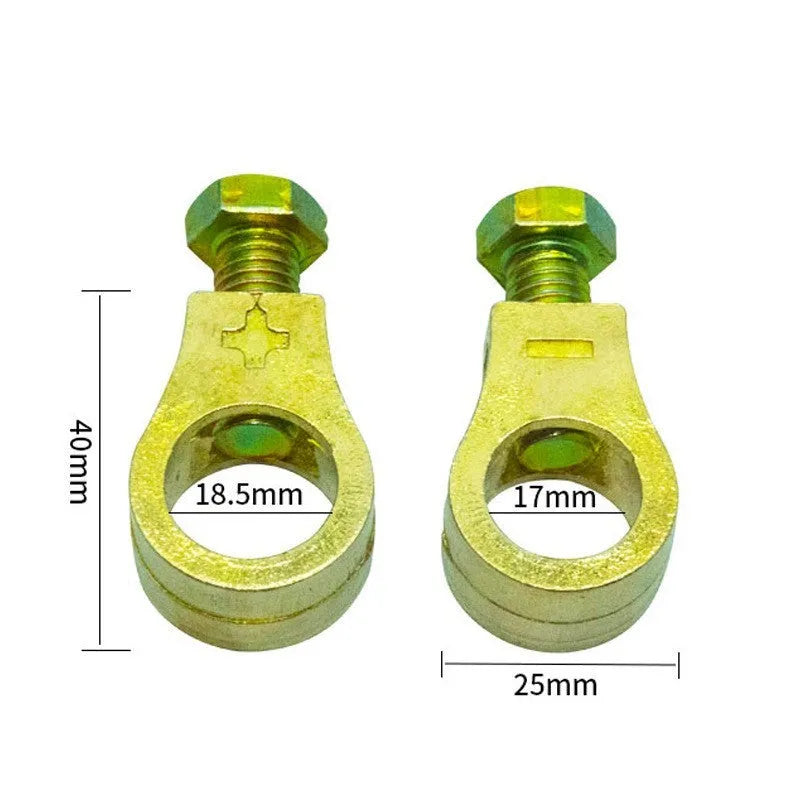 Pure copper battery wiring clamp with patented design for automotive battery connections