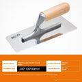 Stainless steel blade putty scraper with wooden handle in three size options