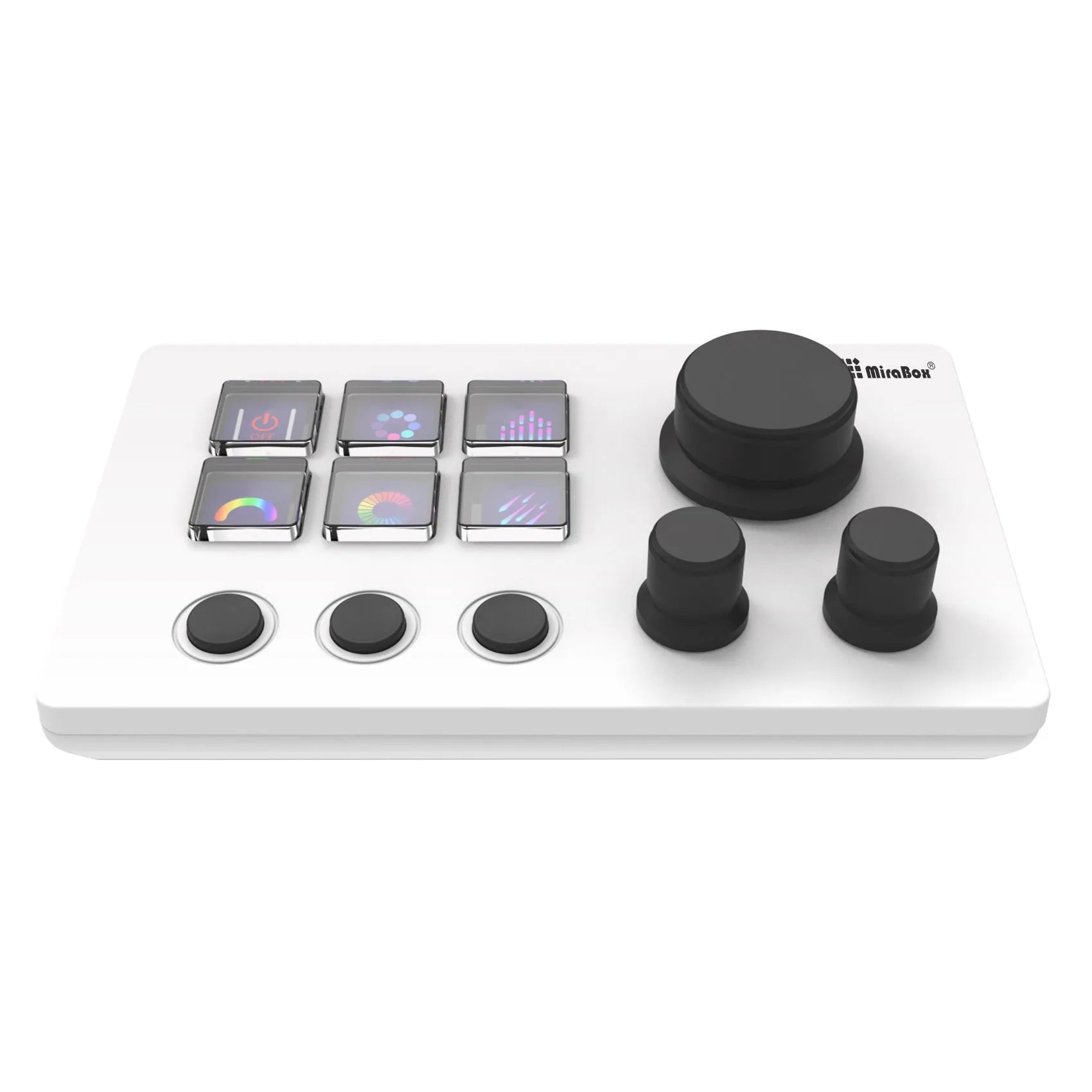 Visual Keyboard N3 universal silicone numeric keypad in black or white with 2m cable and bracket