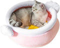 Pink magic honey pot shaped cat sofa bed with removable nest pad for small pets
