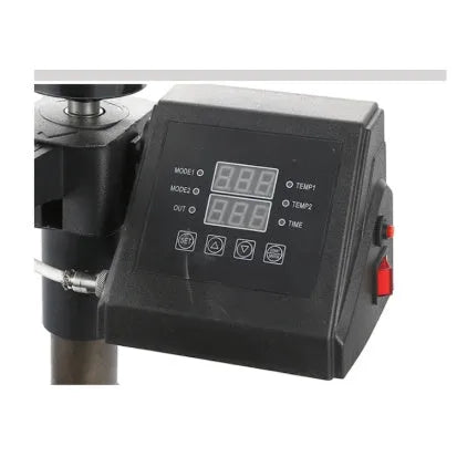 Black thermal transfer machine for clothing with 70x70cm plate and international plug options