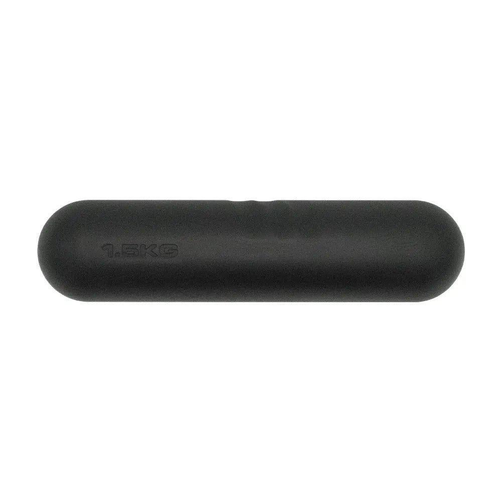 Hand-drawn silicone-grip dumbbell stick in selected colour and weight for fitness training.