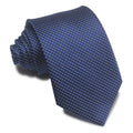 Men's business formal tie with jacquard woven striped pattern in 8cm width