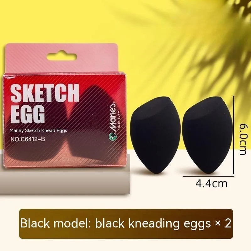 R20212 plastic sketch rubbing knife with fluorescent pen eraser smear tip