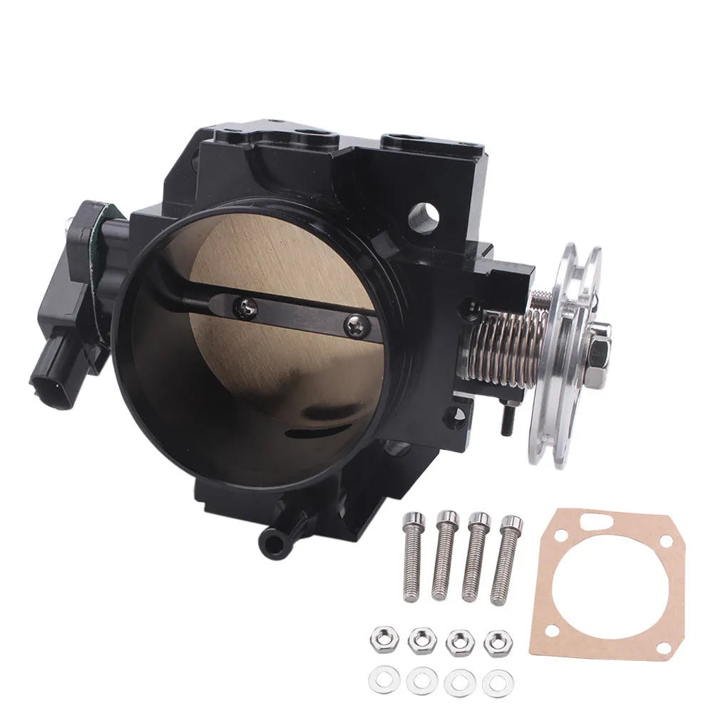 Aluminium throttle body for Honda K20A engine with 70mm diameter and sensor connection