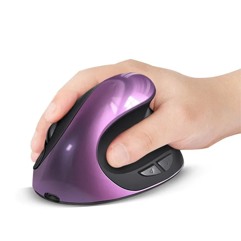 Three Generations vertical ergonomic mouse with wireless charging in multiple colour options