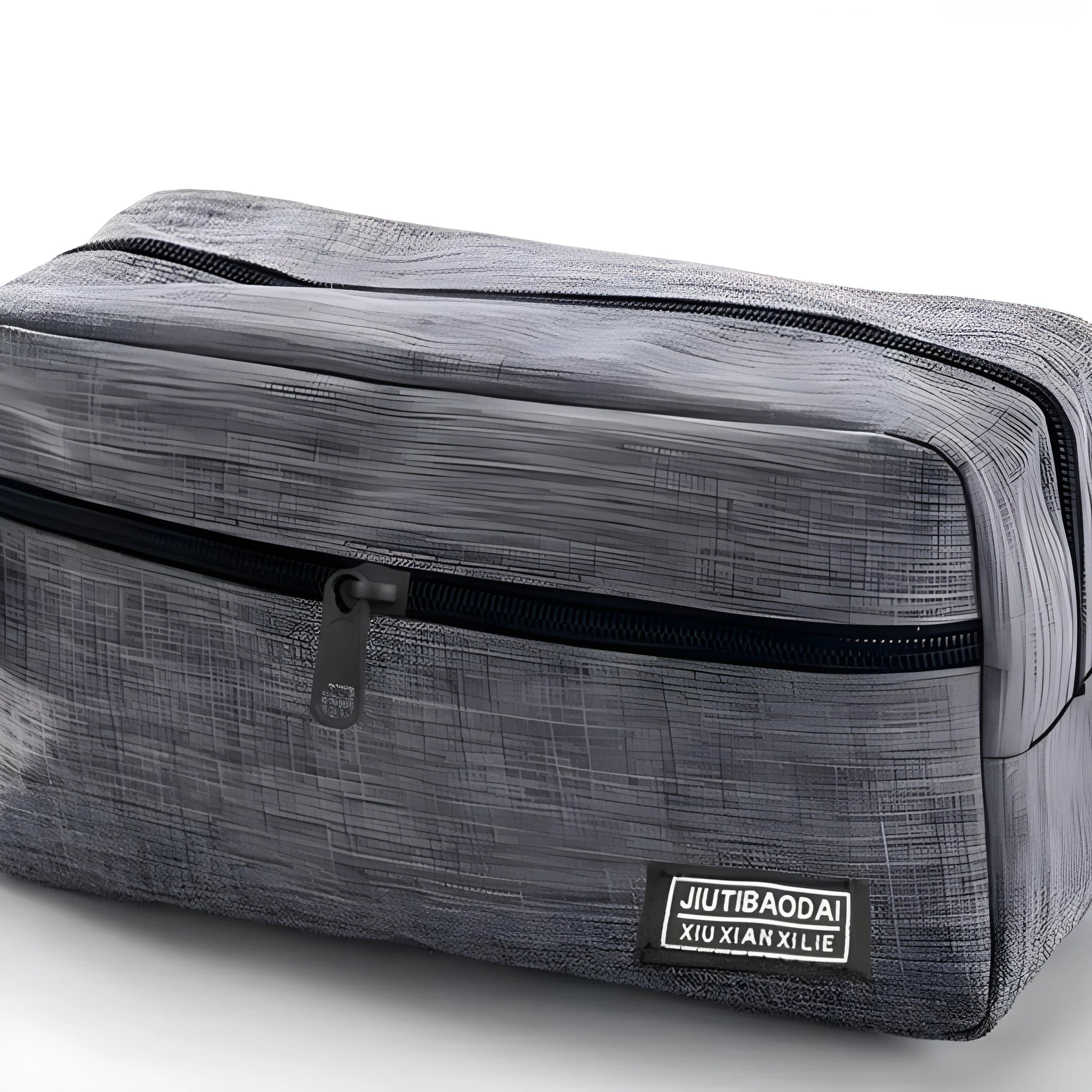 Ultra-light nylon travel makeup bag for men and women in solid colour
