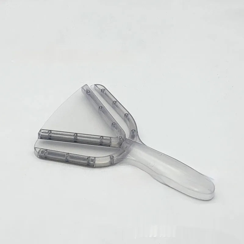 Adjustable telescopic bottle opener tool made from red ABS plastic with a non-slip handle.