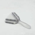 Adjustable telescopic bottle opener tool made from red ABS plastic with a non-slip handle.