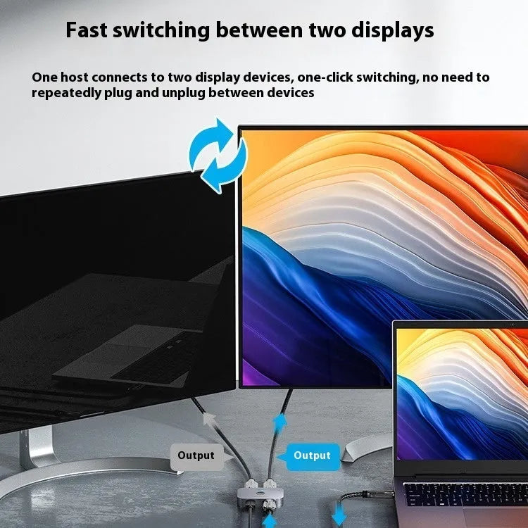 HDMI to VGA computer adapter with audio support in alloy casing for TV connections