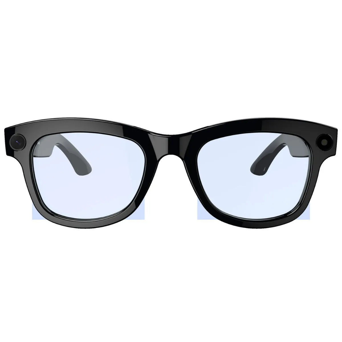 AI translation smart glasses with camera and black lens option