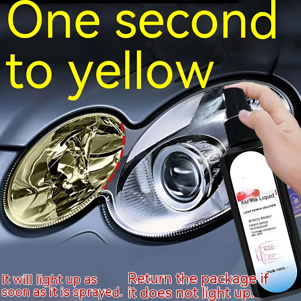 100 ml bottle of car headlight restoration liquid for plastic lens polishing