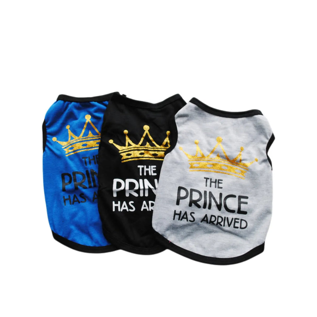 Lightweight cotton dog vest for puppies in various colours and sizes