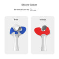 Red and blue silicone hand grip for Pico 4 VR controller table tennis accessory