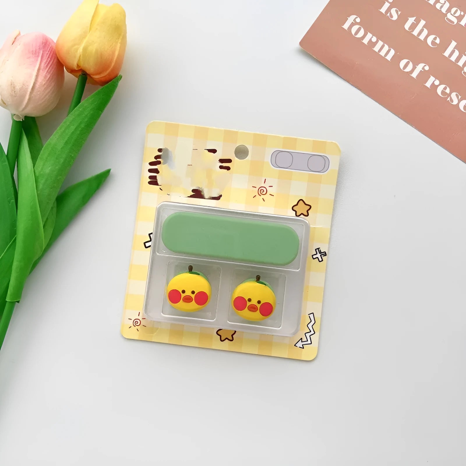 Colourful cartoon magnetic cable fixer bracket for desktop charging cable organisation