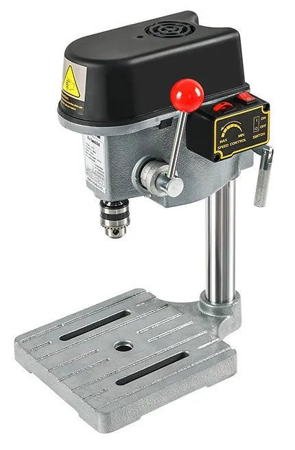 Bench-mounted drilling and milling machine with bench pliers for workshop use