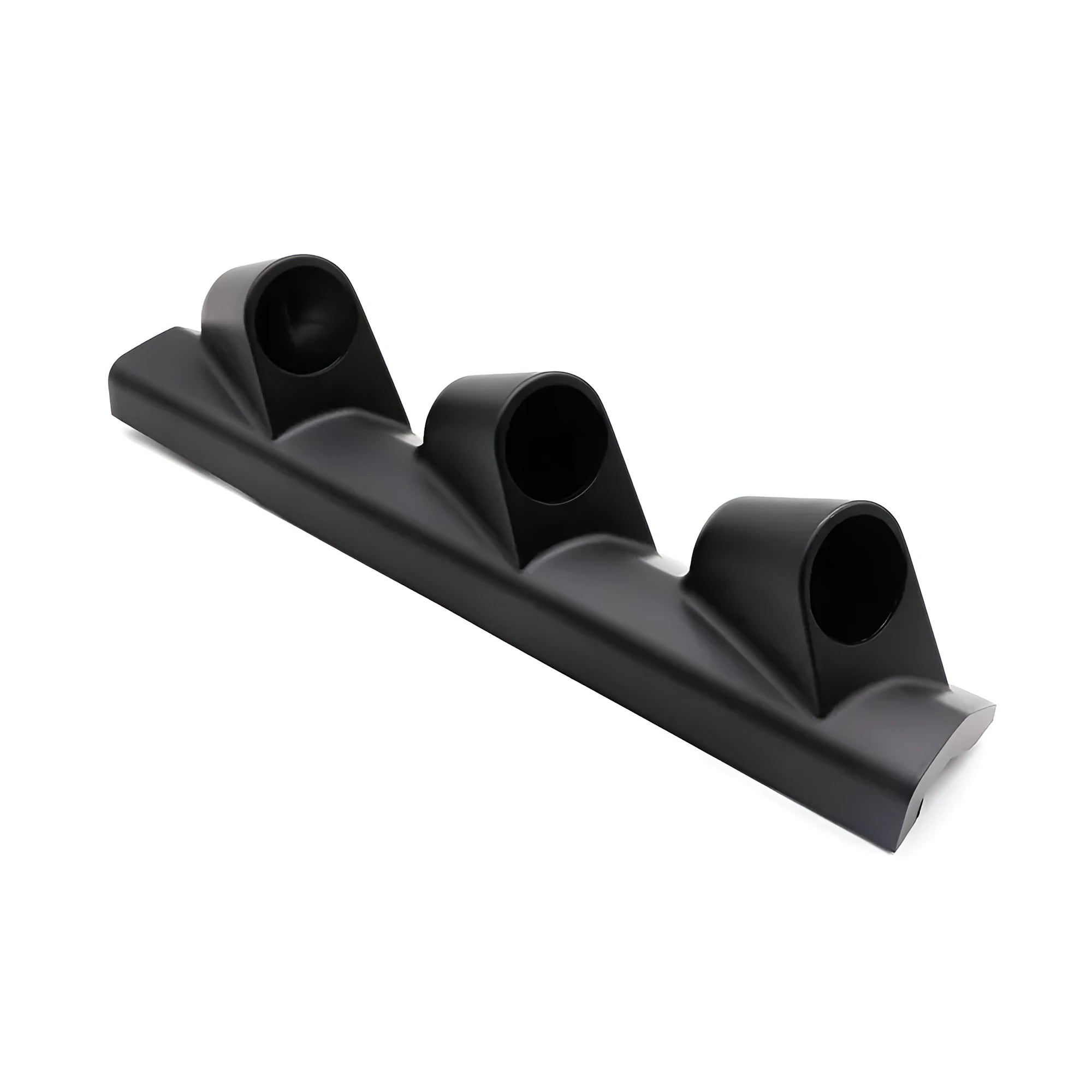 Black three-hole right-drive racing car instrument stand for 52mm gauges