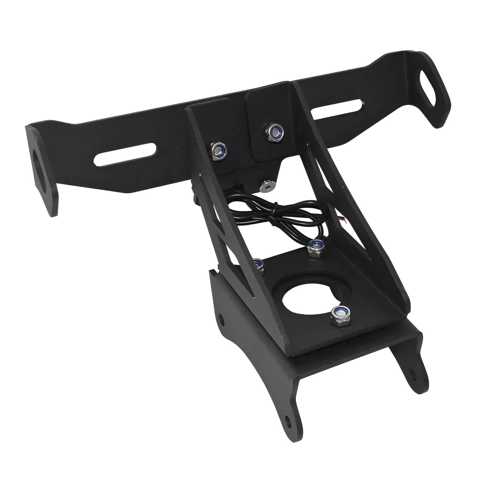 Black aluminium alloy license plate bracket for Honda motorcycles