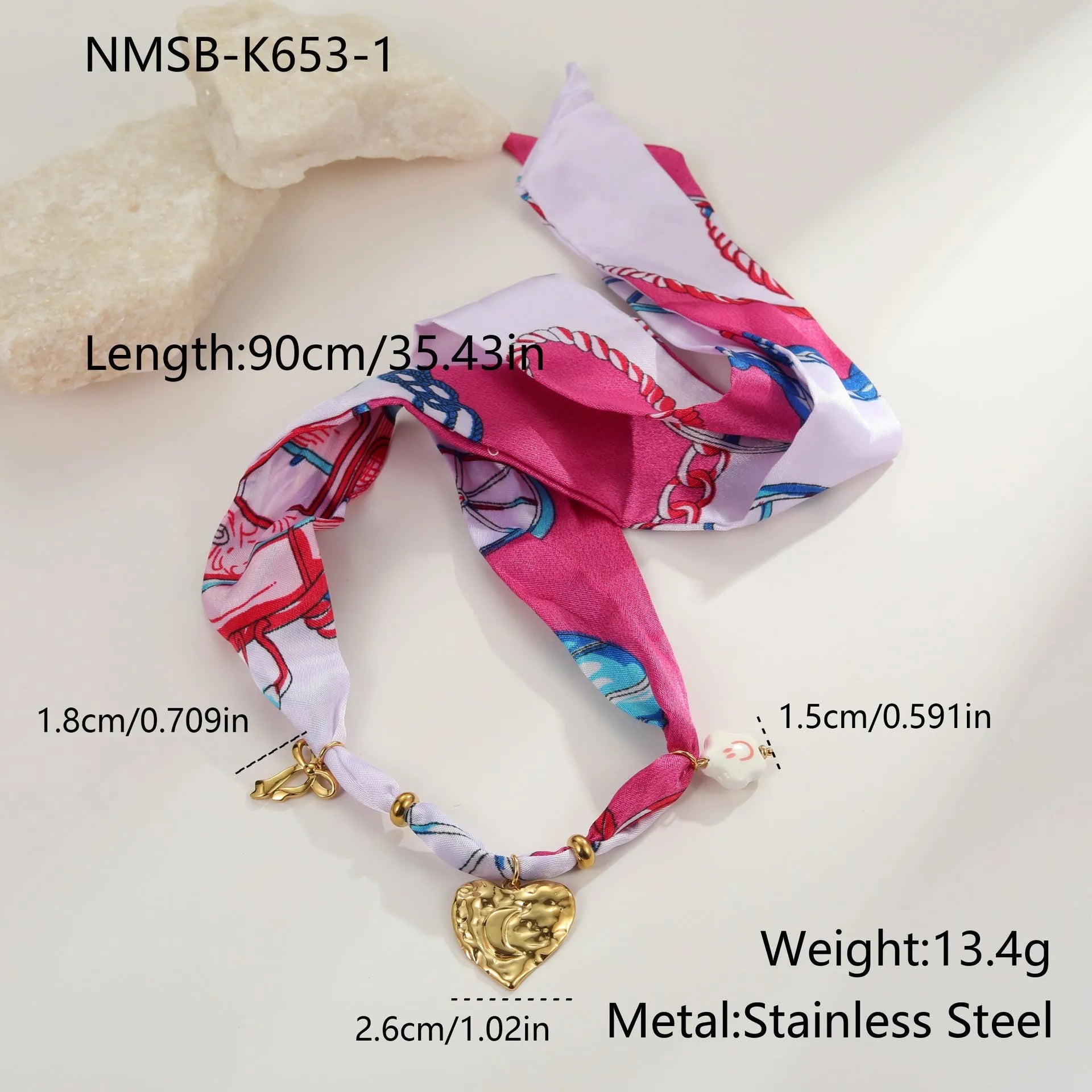 Geometric stainless steel necklace and bracelet set with electroplated finish