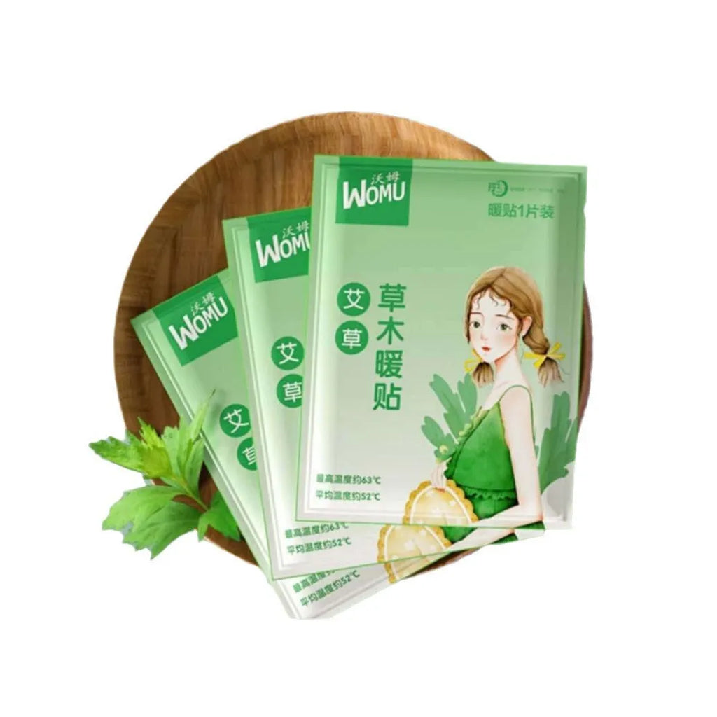 Self-heating argy wormwood uterus warming plaster for women's abdominal comfort.
