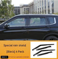 2023 Mitsubishi Outlander window deflectors in black warrior and translucent options