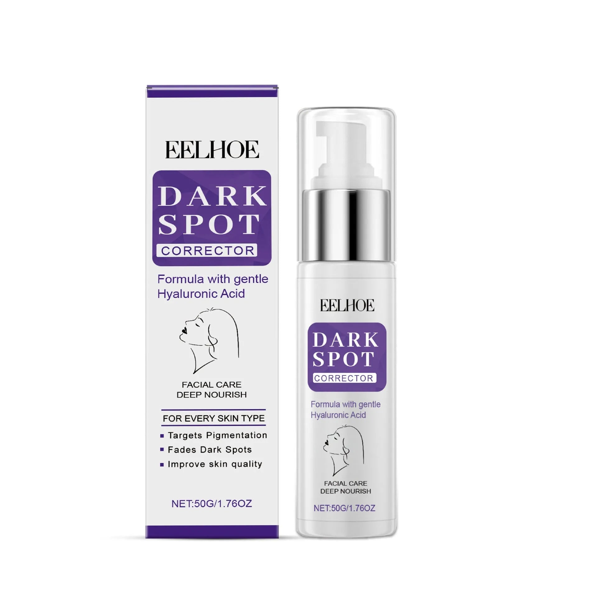 50g skin care cream container for daily moisturising, oil control, and pore minimising
