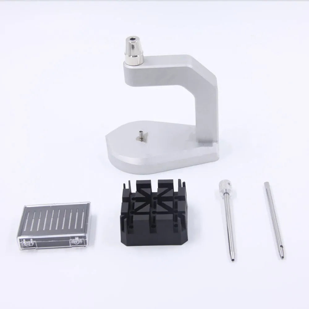 Silver professional press strap removal tool for watch bands and jewellery repair