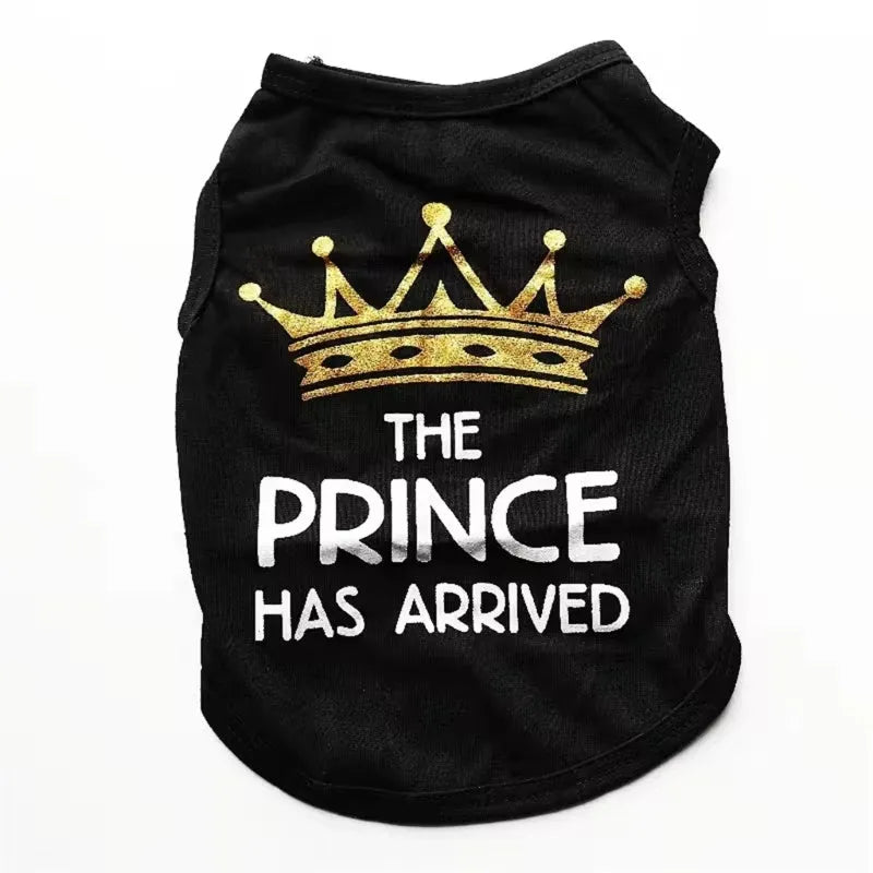 Lightweight cotton dog vest for puppies in various colours and sizes