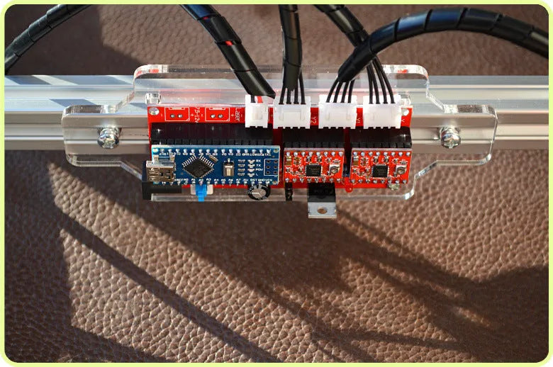 Miniature laser engraving machine with 3000mW power and 400x300mm base plate