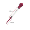 Electrohydraulic hydrometer for automobile battery electrolyte testing with glass construction