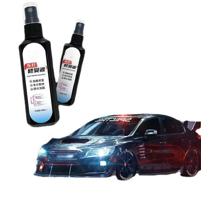 100 ml bottle of car headlight restoration liquid for plastic lens polishing