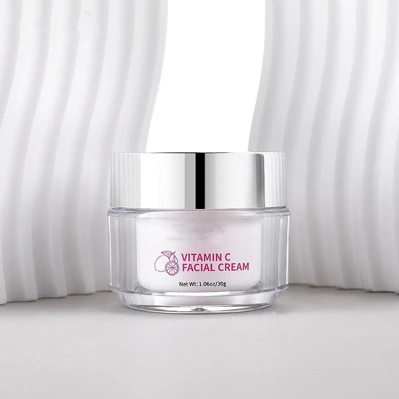 30g vitamin C face cream jar with universal skin type formula