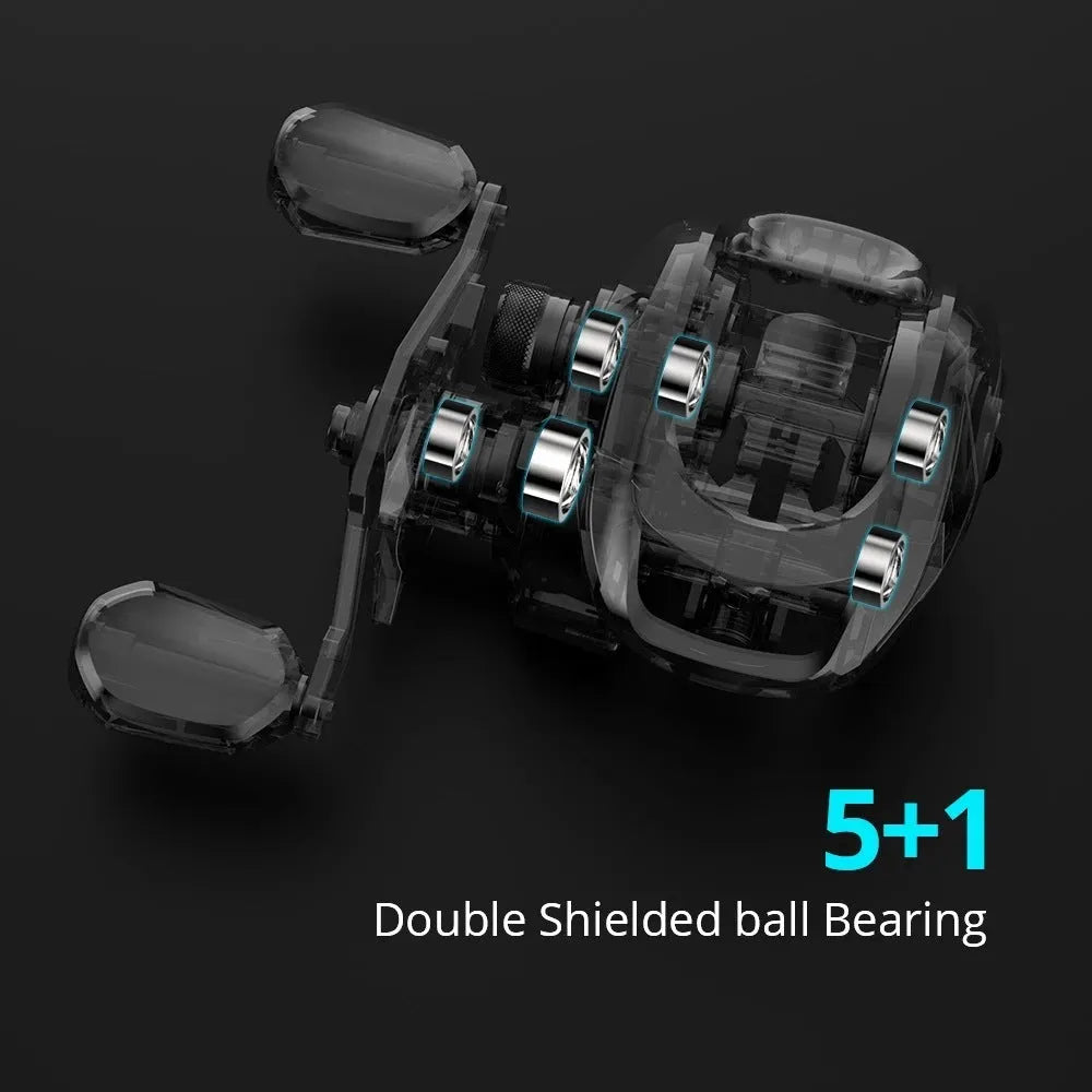 Drip wheel fishing reel rocking wheel accessory for line guidance with left/right hand options