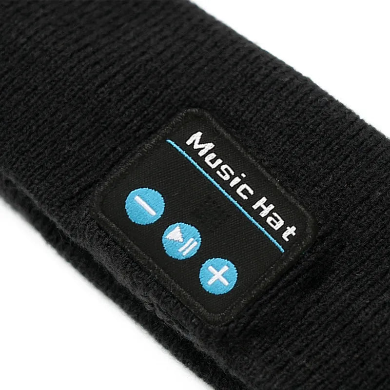 Bluetooth 5.4 sports headband with removable washable cover in black, dark grey and grey-white colours