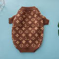 Wool dog sweater for autumn winter wear in European American style available multiple sizes