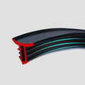 Mitsubishi Outlander dashboard soundproof seal strip with six-card slots and 1.6 metre silicone construction