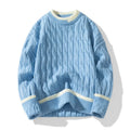 Men's loose fit pullover sweater in modal acrylic blend showing beige colour option