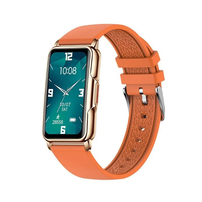 1.47 inch sports smart bracelet Bluetooth watch silicone strap touch button operation multiple colours