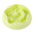 Moon star wings design pet slow food bowl with anti-slip base in multiple colours