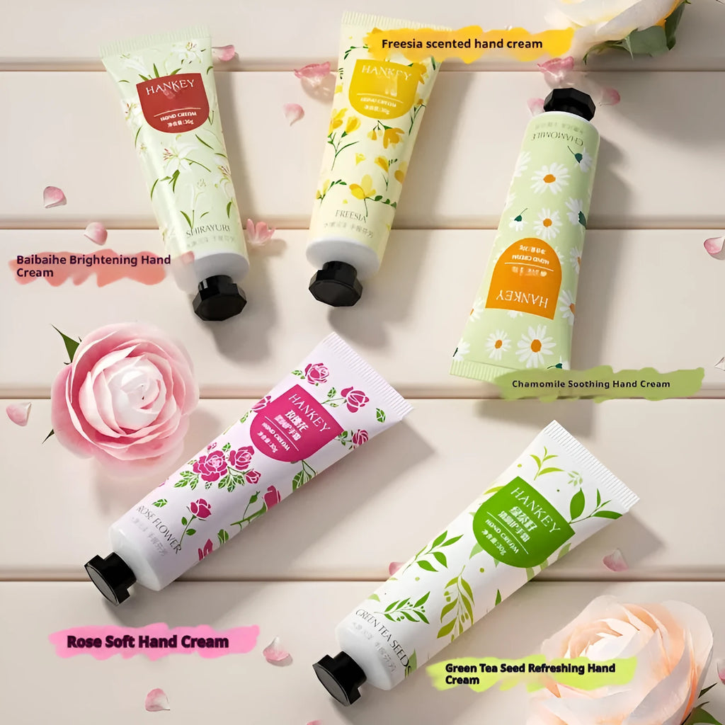 30g tube of fruit hand cream for dry skin with multiple scent options