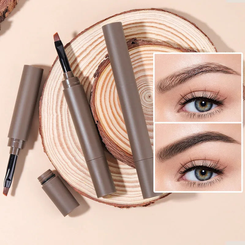 Double-headed eyebrow cream for natural brow shaping in five colour shades