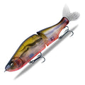 185mm plastic bass fishing lure showing swimming bait design with multiple colour options available