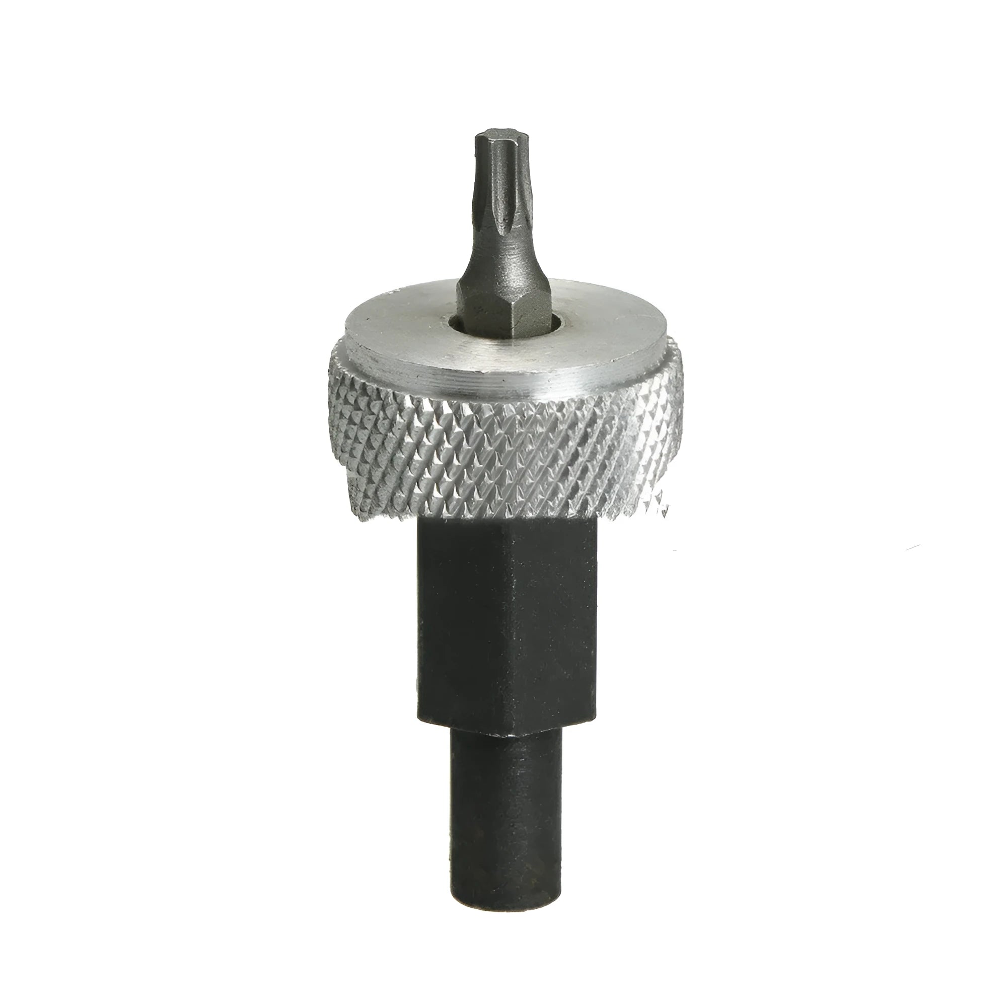 Ignition module wrench clamping tool with knurled aluminium knobs on a heat-treated carbon steel handle.