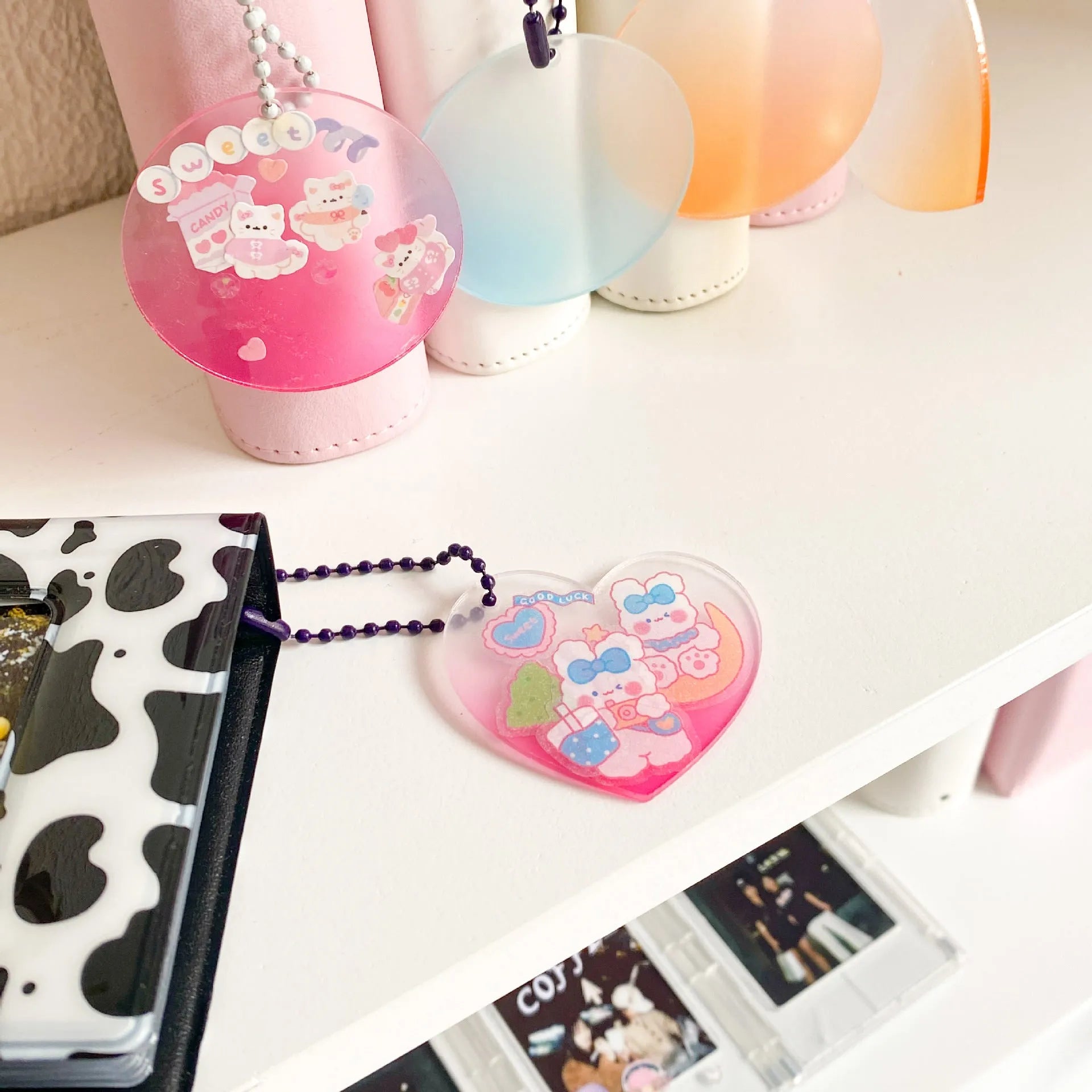 PVC waterproof cartoon stickers for agenda and notebook decoration