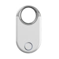 Compact black and white GPS tracking device for pets and children with unlimited distance positioning