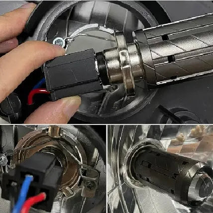 LED headlight conversion kit for Chunfeng motorcycles with integrated far and near light functions