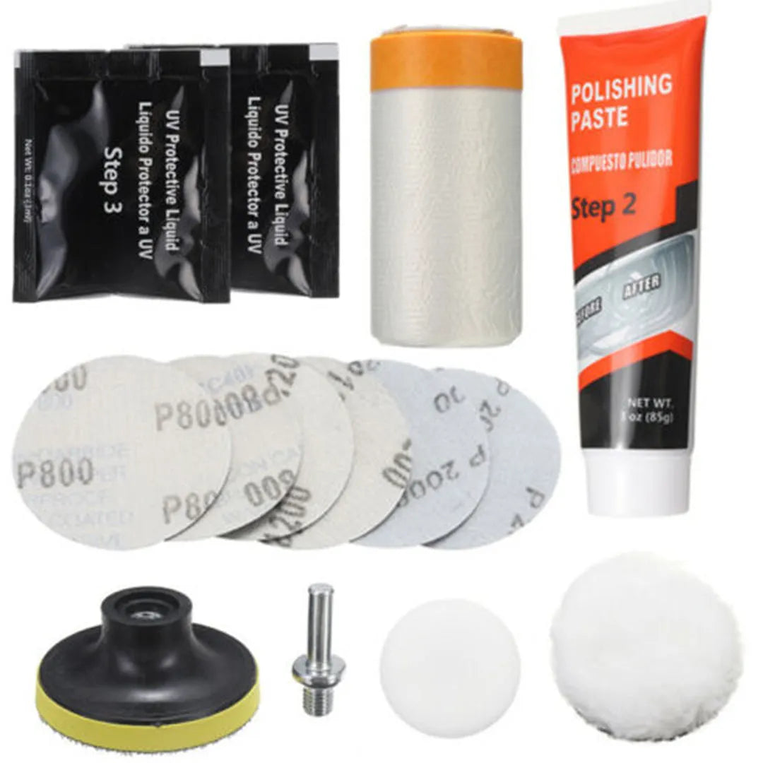 Carbon steel headlight repair tool with 15cm dimensions for vehicle maintenance